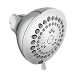 Moen Adler Chrome 3,5 inç 4 fonksiyonlu duş başlığı, çeşitli yüksek basınç seçenekleri, basınç artırıcı duş başlığı, 23026