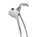 Moen Chrome Engage Magnetix 26100EP Altı Fonksiyonlu, Eko-Performans Manyetik Bağlantı Sistemli El Tipi, Metal Hortumlu Çıkarılabilir Duş Başlığı, Krom, 8.9 cm