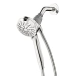 Moen Chrome Engage Magnetix 26100EP Altı Fonksiyonlu, Eko-Performans Manyetik Bağlantı Sistemli El Tipi, Metal Hortumlu Çıkarılabilir Duş Başlığı, Krom, 8.9 cm