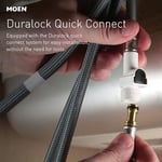 Moen Essie Mat Siyah Tek Kolu Yüksek Ark Pulldown Mutfak Bataryası, 87814BL
