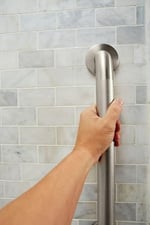 Moen R8724P Evde Bakım Banyo Güvenliği 24 İnç Tutunma Çubuğu, Gizli Vidalı, Peened