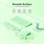MOKURU Bilek Dayanımlı Bulut Mouse Pad, Bulut Klavye Bilek Dayanağı, Bilgisayar Klavyesi için Bilek Dayanağı, Bulut Mouse Pad Bilek Desteği, Ergonomik Bulut Klavye Fare Bilek Desteği (Yeşil1)