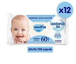 Molfix Izotonik Sulu Islak Mendil Hassas Ciltler 720 Adet