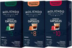 Moliendo Finest Coffee Alüminyum Kapsül Kahve Tanışma Paketi (3X10 NESPRESSO UYUMLU ALÜMİNYUM KAPSÜL KAHVE)
