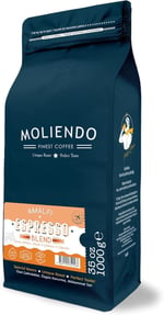 Moliendo Finest Coffee Amalfi Espresso Blend Kahve (Çekirdek) 1000 g