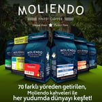 Moliendo Finest Coffee Brasil Bossa Nova Yöresel Kahve (Öğütülmüş Filtre Kahve) 250 g (2 paketi)