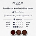Moliendo Finest Coffee Brasil Bossa Nova Pratik Filtre Kahve 10x10 g