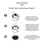 Moliendo Finest Coffee Colombia Medellin Supremo Pratik Filtre Kahve 10x10 g