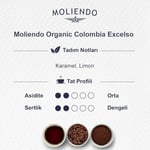 Moliendo Organic Colombia Excelso Yöresel Kahve (Öğütülmüş Filtre Kahve) 250 g