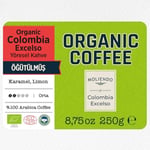 Moliendo Organic Colombia Excelso Yöresel Kahve (Öğütülmüş Filtre Kahve) 250 g