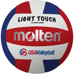Molten MS2403 Leicht-Volleyball, rot/wei/blau