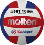 Molten MS2403 Leicht-Volleyball, rot/wei/blau