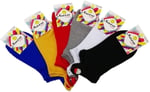 Mom's Lab Kadın 6'Lı Renkli Emoji Figürlü Nakışlı Patik Çorap