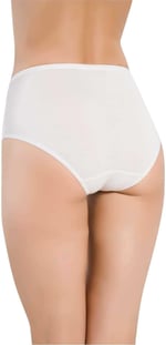 Mom's Lab Kadın Siyah 3'Lü Paket Bambu Yüksek Bel Bikini Külot