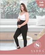 Mom's Lab Sahraten Ayarlanabilir Bel Organik Pamuklu Likralı Hamile Tayt 5020