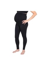 Mom's Lab Secret Moda Siyah Dikişsiz Soft Hamile Taytı