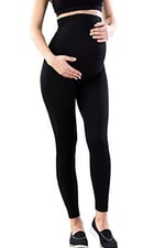 Mom's Lab Secret Moda Siyah Dikişsiz Soft Hamile Taytı
