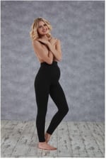 Mom's Lab Secret Moda Siyah Dikişsiz Soft Hamile Taytı