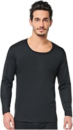 Mom's Lab Unisex Siyah 3'Lü Paket Termal Üst