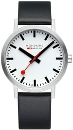 Mondaine Erkek Analog Kuvars Saat Deri Kayışlı A660.30360.16SBBV, Siyah, Kayış