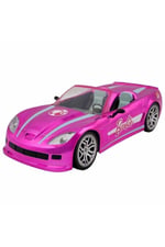 Mondo Motors Sun-Mon-Mmt-R/C F/F Barbie Convertible Rüya Arabası 2.4 Ghz, Işıklı, 42 Cm (Brb) Pembe