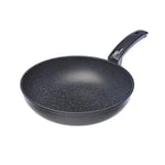 Moneta Etnea Wokpfanne 28 cm, Aluminium, schwarz, 28 cm