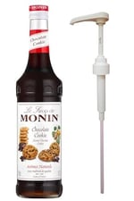Monin Çikolatalı Kurabiye Şurubu (700ml) + Şurup Pompası
