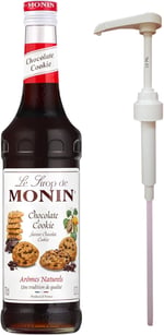 Monin Çikolatalı Kurabiye Şurubu (700ml) + Şurup Pompası