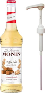 Monin Toffee Nut/Fındık Şekerleme Şurubu (700ml) + Şurup Pompası
