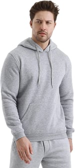 Monox Erkek Kapşonlu 3 İplik Sweatshirt