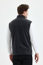 Monox Erkek Tam Fermuarlı Spor Polar Yelek