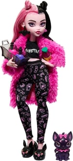 Monster High Bebek ve Pijama Partisi Aksesuarları, Draculaura Doll Pet Yarasa Sayısı Muhteşem, Creepover Partisi, HKY66