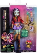MONSTER HIGH JINAFIRE LONG™ Monster High Jinafire Long bebek, köpekçiği Cloudy 'Yun Yun' ve 7 aksesuar HYV58