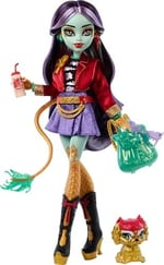 MONSTER HIGH JINAFIRE LONG™ Monster High Jinafire Long bebek, köpekçiği Cloudy 'Yun Yun' ve 7 aksesuar HYV58