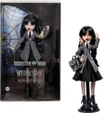 Monster High Wednesday Okul Üniformalı Bebek, 3Y+, HXJ04