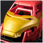 Monster Jam, Marvel Iron Man RC, Iron Man tasarımlı uzaktan kumandalı kamyonet, iç ve dış mekanlar için,1:24 ölçek, 3 yaşından itibaren