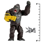 Monsterverse Godzilla for Kong The New Empire - MN303300Kong 15 cm Mafsallı Aksiyon Figürü Koleksiyonu, Son Derece Detaylı ve Aksesuarlı, 4 Yaş ve Üstü Çocuklar İçin,