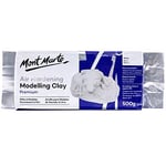 Mont Marte Beyaz Hava Sertleştirici Modelleme Kili, 500 g (1,1 lb). Yaklaşık 24 saatte kurur. Tüm Beceri Seviyelerindeki Heykeltraşlar ve Modelciler için uygundur.