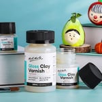 Mont Marte Kil Vernik Parlak İmza 4 Oz (120ml) Kil Heykel Mastik, Parlak Kil Vernik, Polimer veya Hava Sertleştirme Kili için Vernik, Kil için Şeffaf Parlak Vernik.