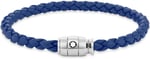 Montblanc Steel 3 Rings Closing Mavi Bileklik 130899