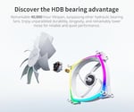 MONTECH AX 120MM - PWM Fan - Sessiz Performans - Yüksek Hızlı 1600PWM - HDB Rulmanlı Üst Düzey Dayanıklılık - Çarpıcı Dış Halka ARGB Aydı - Bedenler: 120mm, 360mm, AX 3'ü 1 Arada Paket, HyperFlow ARGB