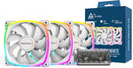 MONTECH AX 120MM - PWM Fan - Sessiz Performans - Yüksek Hızlı 1600PWM - HDB Rulmanlı Üst Düzey Dayanıklılık - Çarpıcı Dış Halka ARGB Aydı - Bedenler: 120mm, 360mm, AX 3'ü 1 Arada Paket, HyperFlow ARGB