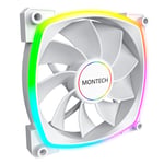 Montech RX 140 ARGB Ters Fan 1600PWM, Üst Düzey Dayanıklılık, Sessiz Performans ve Çarpıcı ARGB Tasarımı (140 mm, Beyaz) - Seçenekler: Ters 140mm Beyaz, 140 mm Beyaz, Balta, RX, 120 mm Siyah...