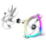 Montech RX 140 ARGB Ters Fan 1600PWM, Üst Düzey Dayanıklılık, Sessiz Performans ve Çarpıcı ARGB Tasarımı (140 mm, Beyaz) - Seçenekler: Ters 140mm Beyaz, 140 mm Beyaz, Balta, RX, 120 mm Siyah...