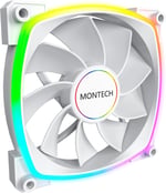 Montech RX 140 ARGB Ters Fan 1600PWM, Üst Düzey Dayanıklılık, Sessiz Performans ve Çarpıcı ARGB Tasarımı (140 mm, Beyaz) - Seçenekler: Ters 140mm Beyaz, 140 mm Beyaz, Balta, RX, 120 mm Siyah...