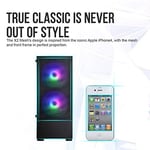 Montech X2 PLUS Siyah mATX/Yüksek Hava Akışı, Mesh Ön Panel, Tam Cam Yan Panel, Önceden Takılmış 2 x 140 mm, 1 x 120 mm ARGB Fanlar/Type C / USB3.0 /