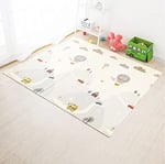 MooieBaby's Forest City Katlanabilir Oyun Matı Oyun Halısı 150 x 180 x 1 cm