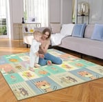 MooieBaby's Forest City Katlanabilir Oyun Matı Oyun Halısı 150 x 180 x 1 cm