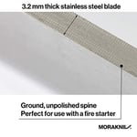 Morakniv Garberg Full Tang Sabit Bıçak Sandvik Paslanmaz Çelik Bıçak 10,9 cm Poli Kılıflı, Siyah