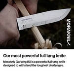 Morakniv Garberg Full Tang Sabit Bıçak Sandvik Paslanmaz Çelik Bıçak 10,9 cm Poli Kılıflı, Siyah